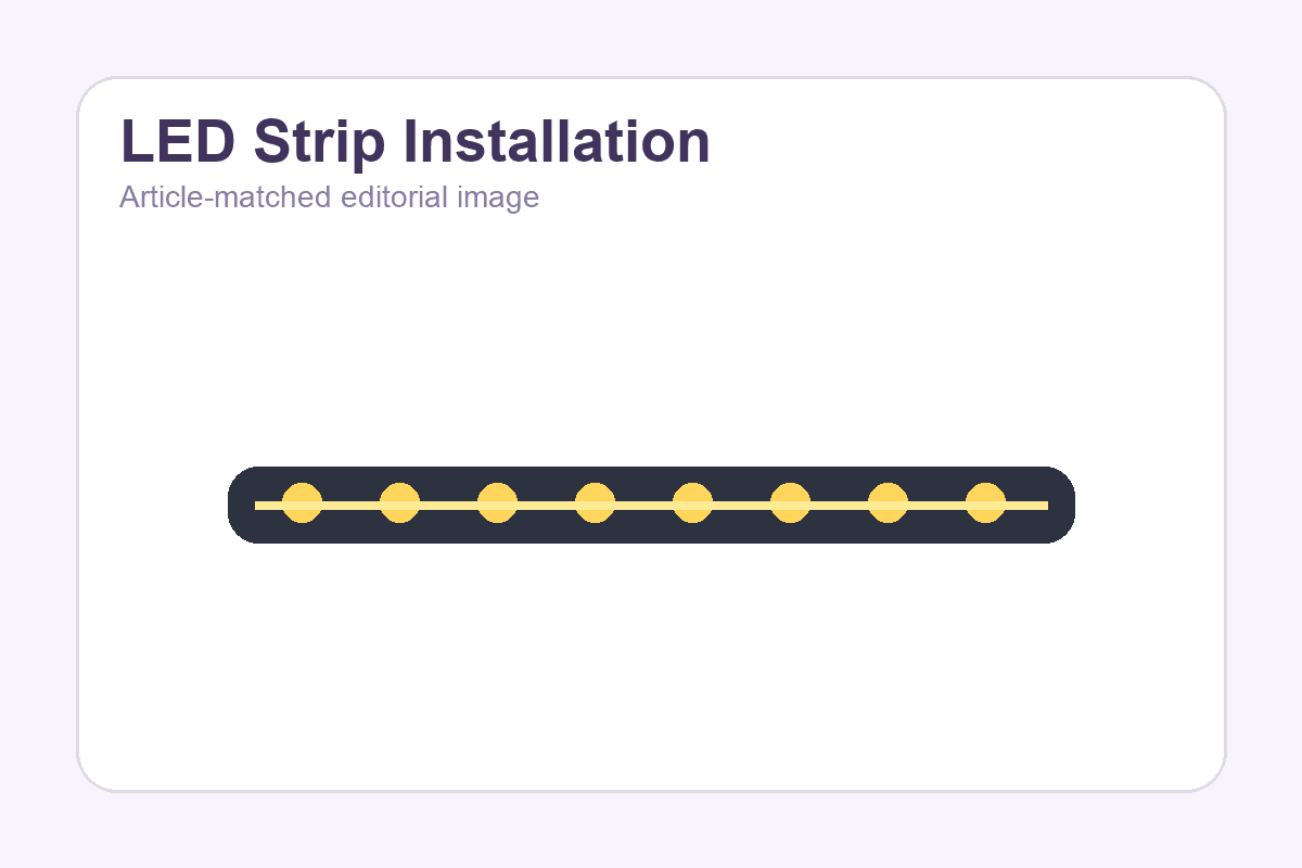 DIY LED Strip Light Installation: The Complete Beginner's Guide for 2026